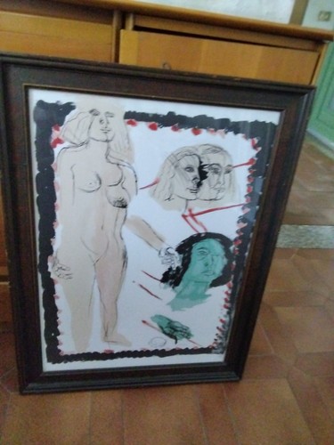 Bruno cassinari litografia - bruno,