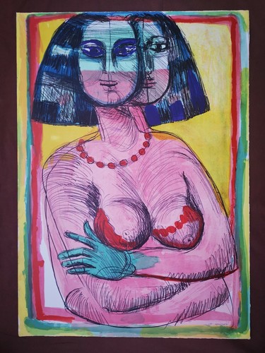 Bruno cassinari litografia a - bruno,