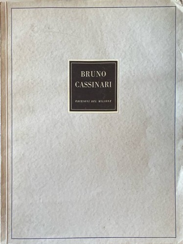Opere bruno cassinari - di,